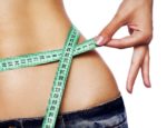 measuring tape around female waste
