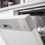 Open dishwasher