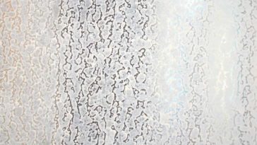 Water stains on glass