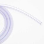 Plastic tubing on a white background
