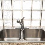 Double stainless steel kitchen sink