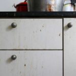 Greasy kitchen cabinets