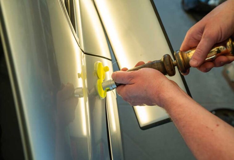 How to Get Dents Out of Stainless Steel Shiny Modern