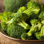 salad bowl full of broccoli flowerettes